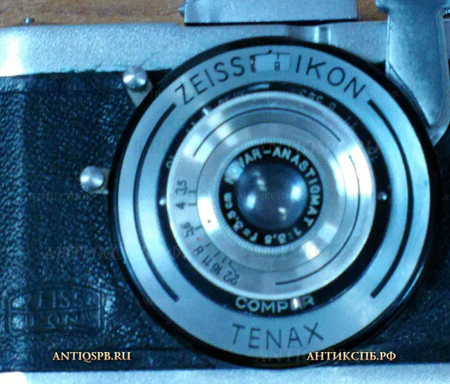 Фотоаппарат старинный "Zeiss Ikon Tenax". Германия. Сер. ХХ века. №19928  